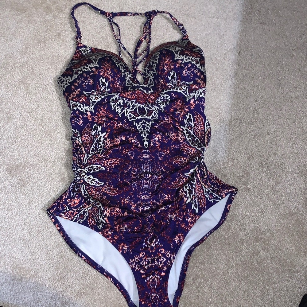 NWOT Athleta Swim One piece strappy back